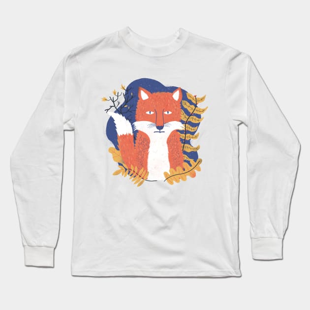 Fox Long Sleeve T-Shirt by rfortes